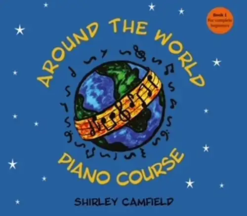 Around the World Piano Course Book 1 book cover