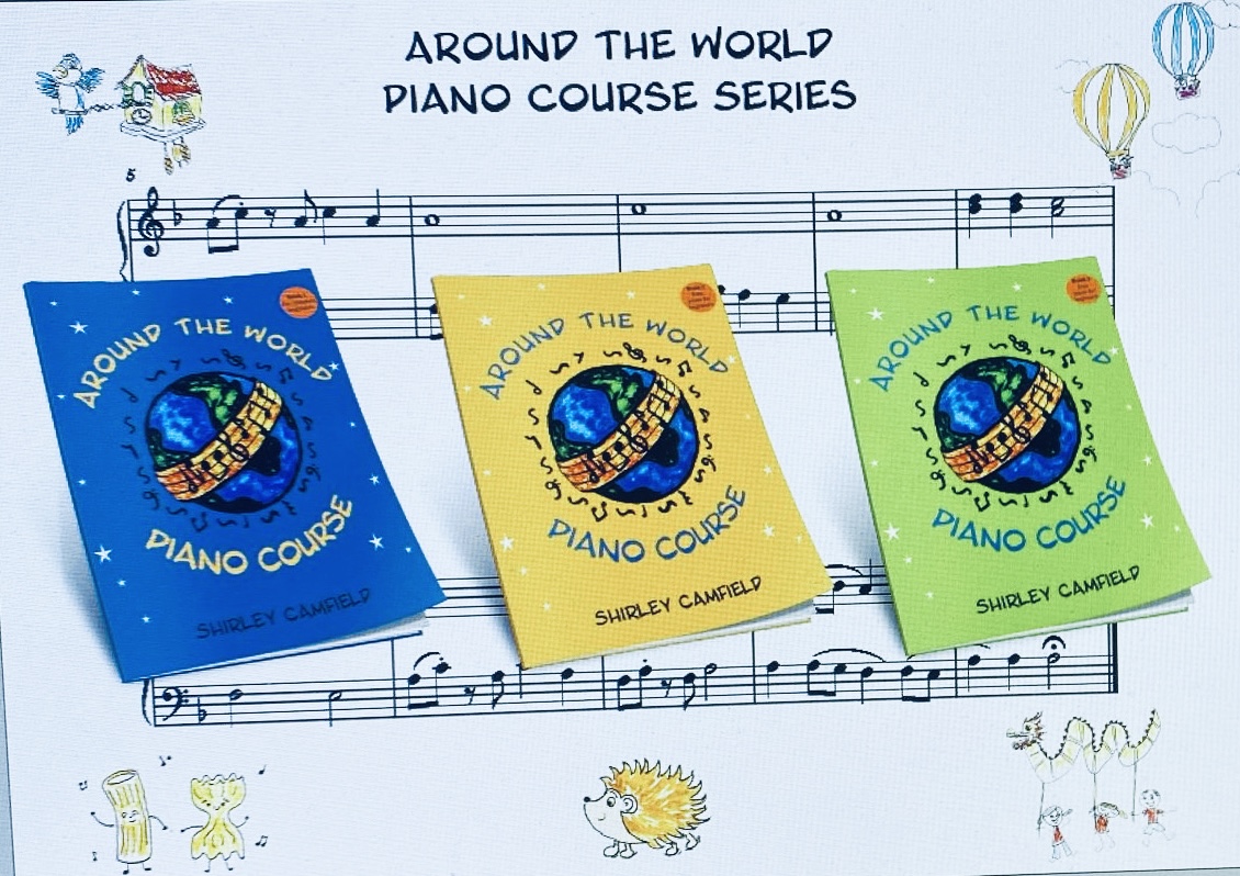 The Around the World Piano Course Books